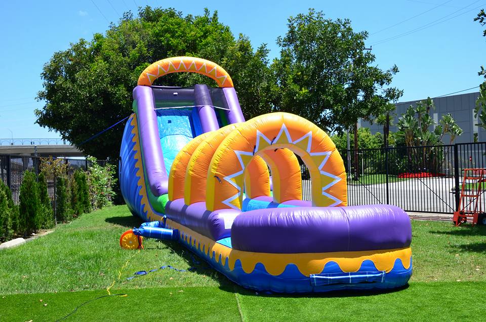 Sunrise Water Slide with slip n slide